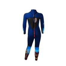 Load image into Gallery viewer, Sola Kids Black-Blue Wetsuits