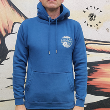 Load image into Gallery viewer, Rock of the birds - Blue Hoody
