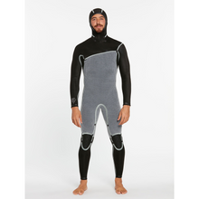 Load image into Gallery viewer, MODULATOR 5/4/3MM HOODED CHEST ZIP WETSUIT - BLACK
