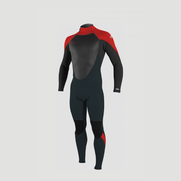O'NEILL EPIC 5/4mm BACK ZIP YOUTH WETSUIT (black+red)